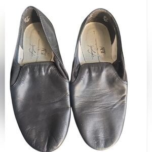 ABT Spotlights Black Leather Twin Gore Jazz Shoes Size:7